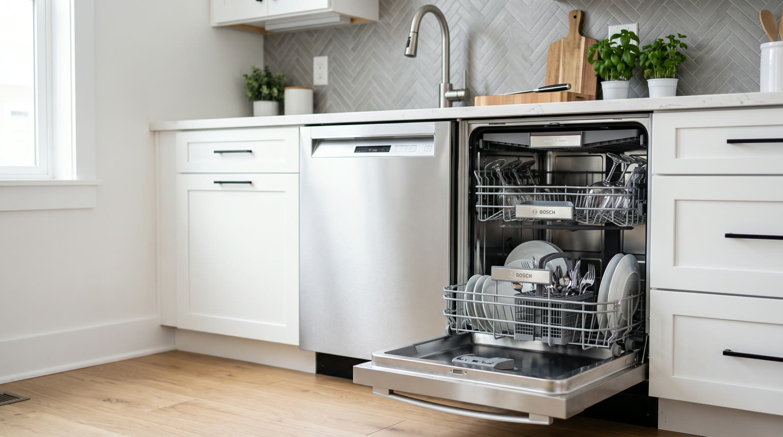 A Bosch dishwasher