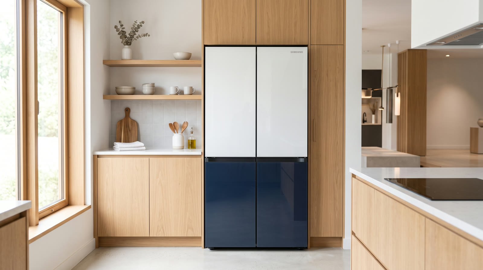 A Samsung refrigerator