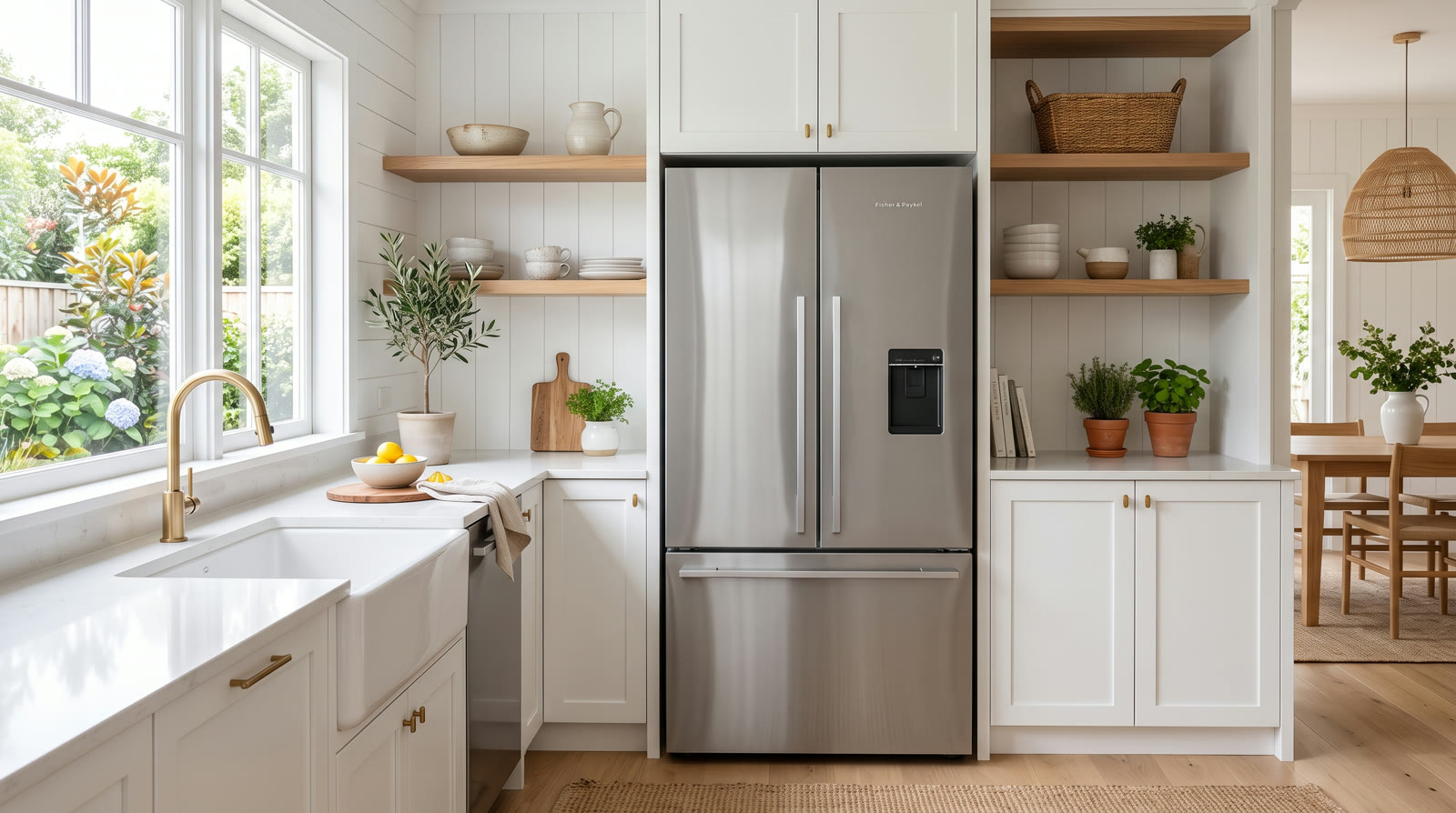 A Fisher and Paykel refrigerator