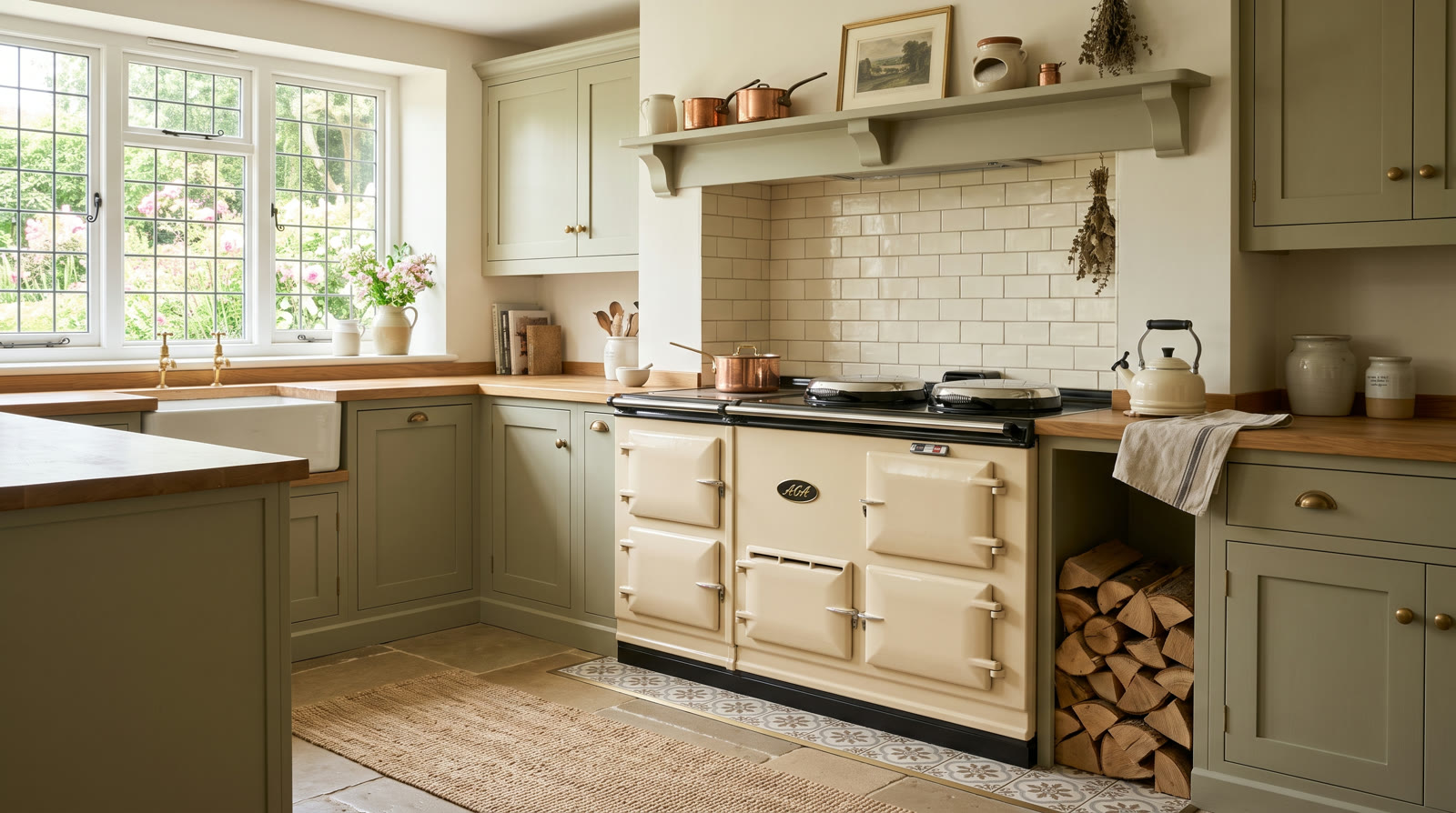 An AGA heat storage cooker