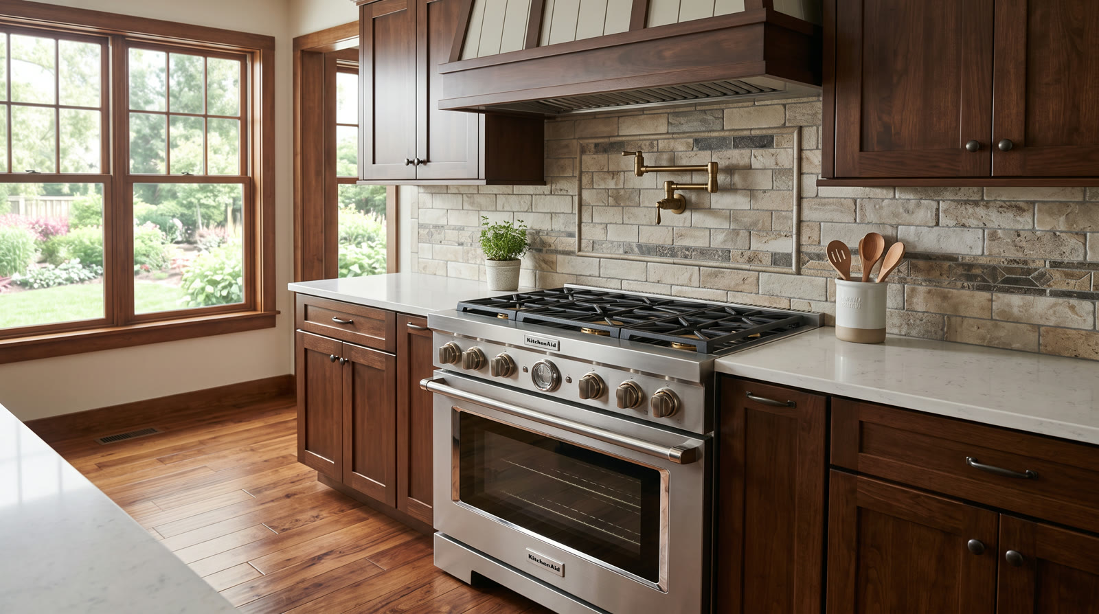 A KitchenAid range